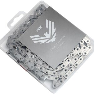 CADENA  SRAM XX A1 T-TYPE EAGLE FLATTOP 126 LINKS SILVER